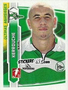 Cromo Kerrouche(Naval) - Futebol 2009-2010 - Panini