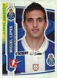 Sticker Miguel Lopes(Porto) - Futebol 2009-2010 - Panini