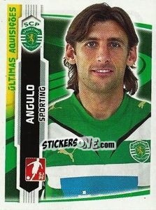 Sticker Angulo(Sporting) - Futebol 2009-2010 n. 381 - Panini