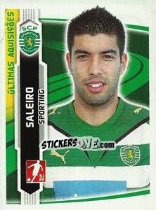 Sticker Saleiro(Sporting) - Futebol 2009-2010 n. 382 - Panini