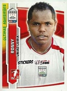 Sticker Ronny(Uniao Leiria) - Futebol 2009-2010 n. 383 - Panini