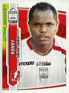 Cromo Ronny(Uniao Leiria) - Futebol 2009-2010 - Panini