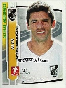 Sticker Alex(Vitoria Guimaraes) - Futebol 2009-2010 n. 386 - Panini