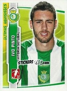 Sticker Ivo Pinto(Vitoria Setubal) - Futebol 2009-2010 n. 387 - Panini