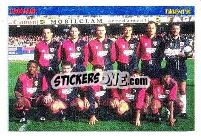 Figurina Cagliari Team - Italian League 1994 - Joker