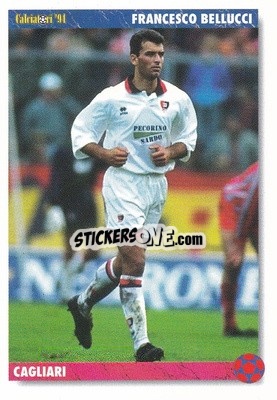 Sticker Francesco Bellucci - Italian League 1994 - Joker
