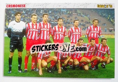 Sticker Cremonese Team - Italian League 1994 - Joker