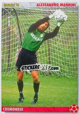Sticker Alessandro Mannini - Italian League 1994 n. 40 - Joker