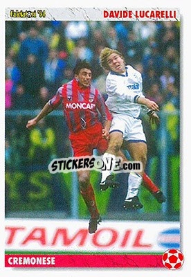 Sticker Davide Lucarelli - Italian League 1994 - Joker