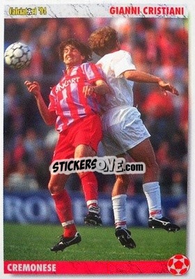 Sticker Gianni Cristiani - Italian League 1994 - Joker