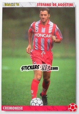 Cromo Stefano De Agostini - Italian League 1994 - Joker