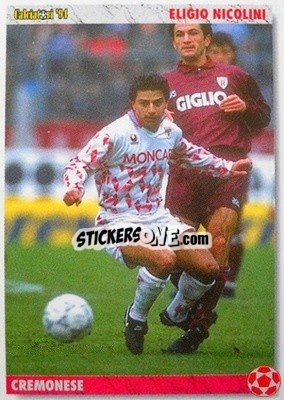 Sticker Eligio Nicolini - Italian League 1994 - Joker