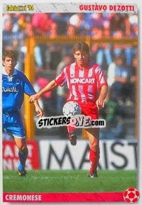 Sticker Gustavo Dezotti - Italian League 1994 - Joker