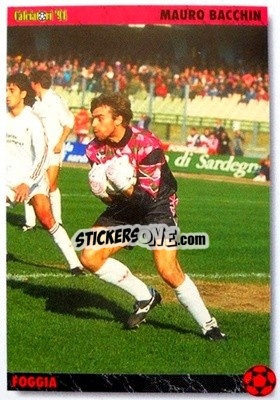 Sticker Mauro Bacchin - Italian League 1994 - Joker