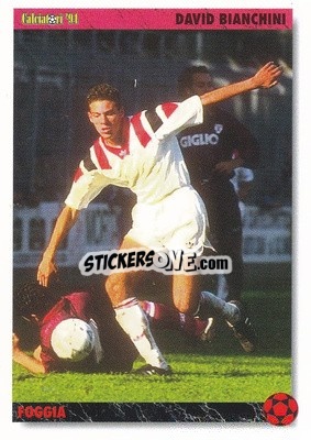 Sticker David Bianchini - Italian League 1994 - Joker