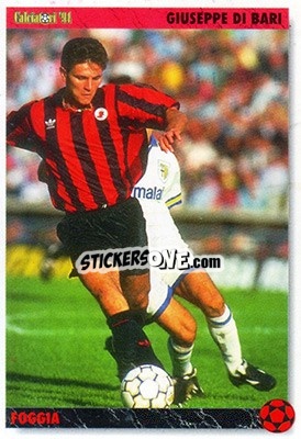 Sticker Giuseppe Di Bari - Italian League 1994 n. 63 - Joker