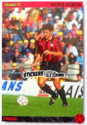 Sticker Nicola Sciacca - Italian League 1994 - Joker