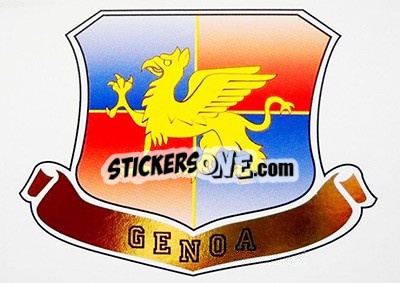 Sticker Genoa Badge - Italian League 1994 n. 73 - Joker