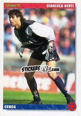 Sticker Gianluca Berti - Italian League 1994 - Joker