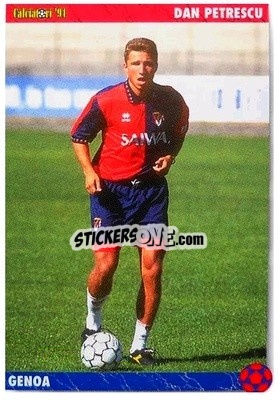 Sticker Dan Petrescu - Italian League 1994 - Joker