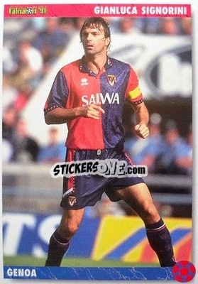 Sticker Gianluca Signorini - Italian League 1994 n. 81 - Joker