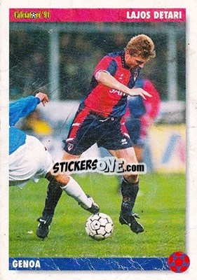 Cromo Lajos Detari - Italian League 1994 - Joker