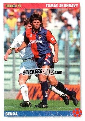 Sticker Tomas Skuhravy - Italian League 1994 - Joker