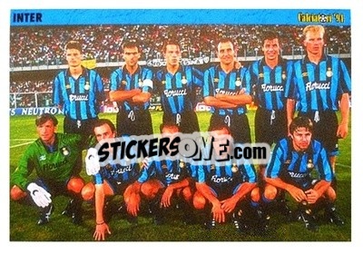 Cromo Inter Milan Team - Italian League 1994 - Joker