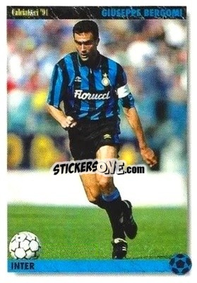 Sticker Giuseppe Bergomi - Italian League 1994 - Joker