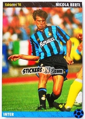 Sticker Nicola Berti - Italian League 1994 - Joker
