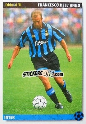 Figurina Francesco Dell'Anno - Italian League 1994 - Joker