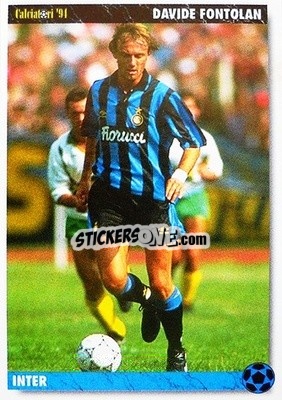 Sticker Davide Fontolan - Italian League 1994 n. 101 - Joker