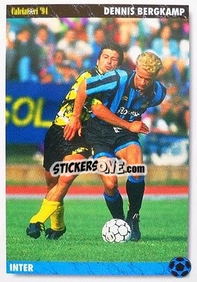 Cromo Dennis Bergkamp - Italian League 1994 - Joker