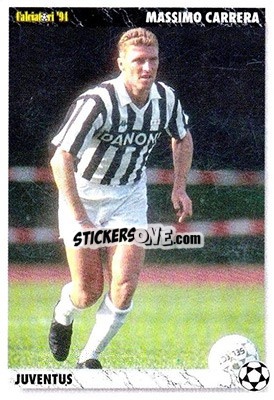 Sticker Massimo Carrera - Italian League 1994 - Joker