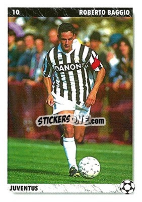 Sticker Roberto Baggio - Italian League 1994 - Joker