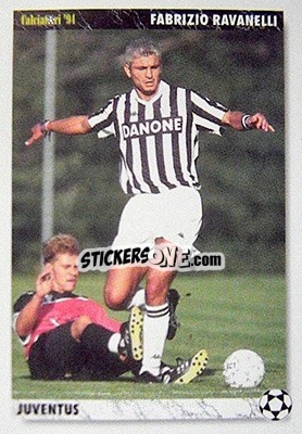 Sticker Fabrizio Ravanelli - Italian League 1994 n. 125 - Joker