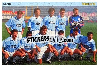 Sticker Lazio Team - Italian League 1994 - Joker