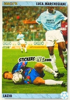Sticker Luca Marchegiani - Italian League 1994 n. 129 - Joker