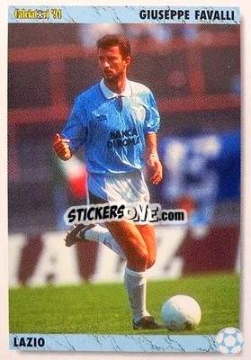 Sticker Giuseppe Favalli - Italian League 1994 - Joker