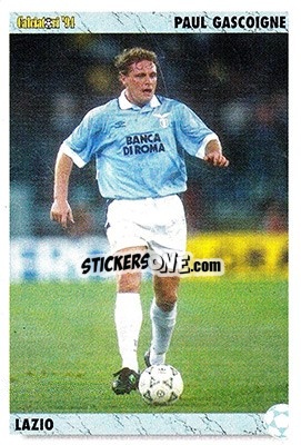 Sticker Paul Gascoigne - Italian League 1994 - Joker