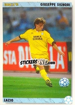 Sticker Giuseppe Signori - Italian League 1994 - Joker