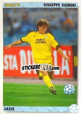 Sticker Giuseppe Signori - Italian League 1994 n. 143 - Joker