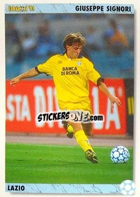 Figurina Giuseppe Signori - Italian League 1994 - Joker