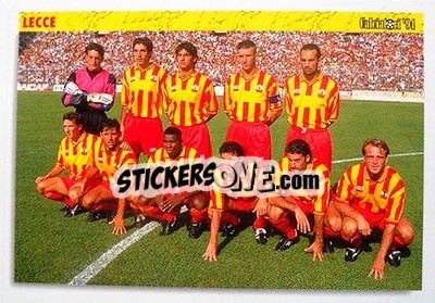 Sticker Lecce Team - Italian League 1994 - Joker