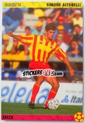 Figurina Simone Altobelli - Italian League 1994 - Joker