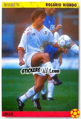 Cromo Rosario Biondo - Italian League 1994 - Joker