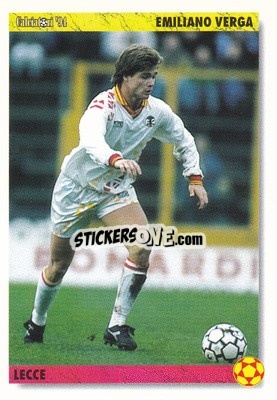 Cromo Emiliano Verga - Italian League 1994 - Joker