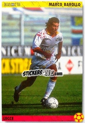 Sticker Marco Barollo - Italian League 1994 n. 155 - Joker