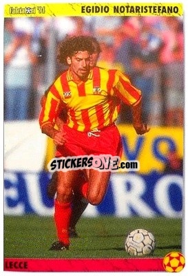 Sticker Egidio Notaristefano - Italian League 1994 - Joker