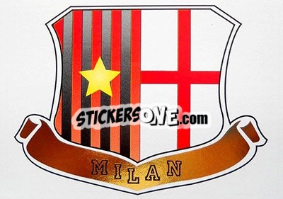 Sticker A.C. Milan Badge - Italian League 1994 n. 163 - Joker